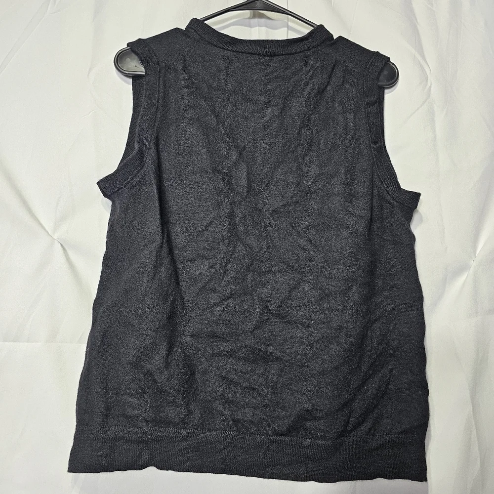 Nordstrom 100% extra fine merino wool large v neck vest